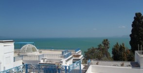 A louer villa avec vue sur mer à Sidi Bou Said