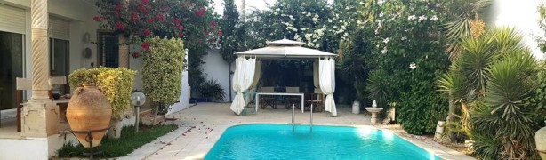 A vendre villa avec jardin et piscine